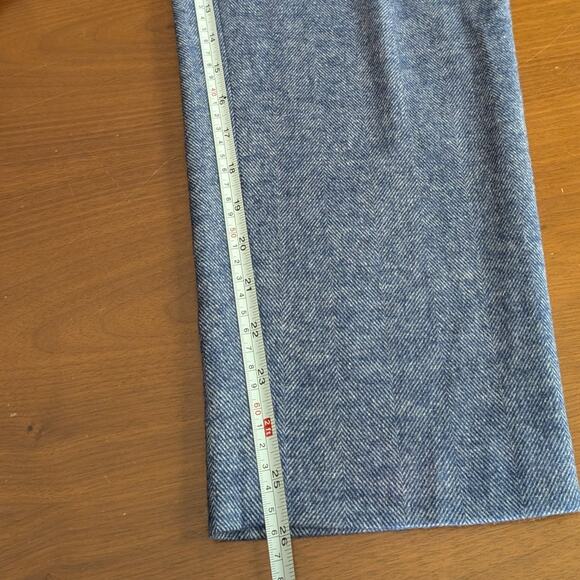 Club Monaco Wool Blend Straight Leg Mid Rise Ankle Chino Pants, size 8 - Picture 7 of 9